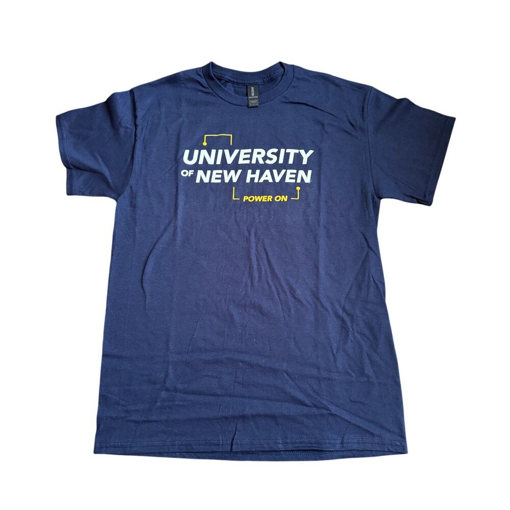 University of New Haven T Shirt Navy Blue Medium NWOT